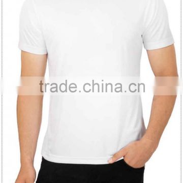 Plain White Men's Round Neck T-shirt