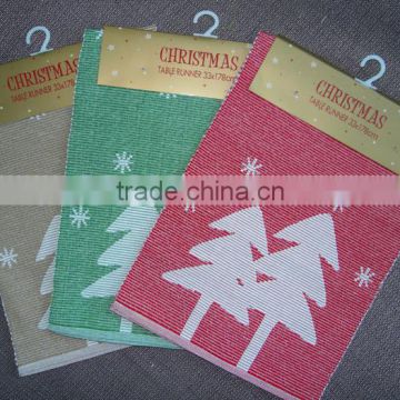 Ribbed Placemat with Christmas design