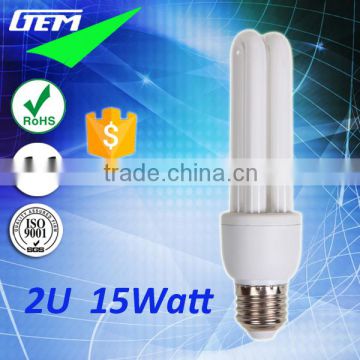 Alibaba Hot Selling 9W/13W/15W Energy Saver 2U Bulb With 8000Hrs Life