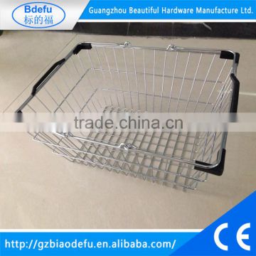 400mm*300mm*190mm Supermarket Metal Hand Basket Shopping baskets
