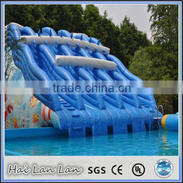 2015 guangzhou giant inflatable water slide for adult for children
