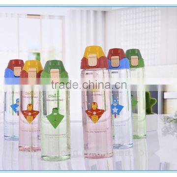 750ml High quality health clear elegant water bottle