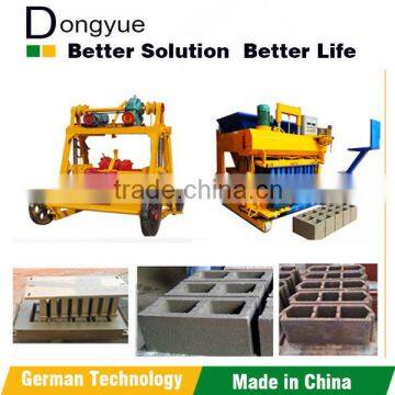 Hot selling QTM6-25 automatic mobile hollow block making machine from Dongyue