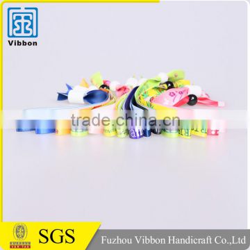 Colorful event Sublimation Satin Wristband With Reusable Lock