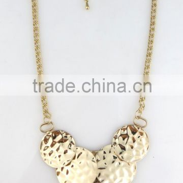 2015 high quality gold coin connect necklace