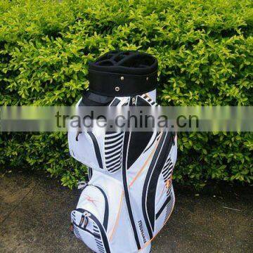 orange stripe GOLF STAND BAG