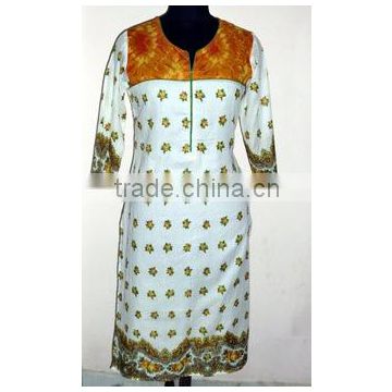 Exclusive Indian Ethnic Pure Cotton Designer Printed Casual Wear Kurti