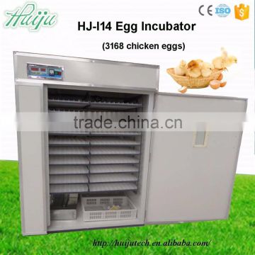 HJ professional industrial high hatching rate electric automatic 3168 chicken egg incubator