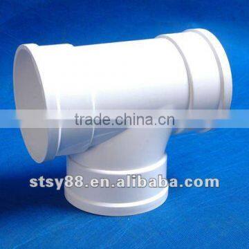 China Factory pvc plastic cross tee