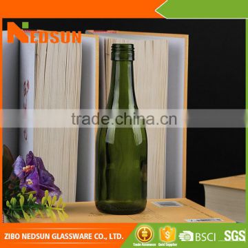 China supplier cheap 190ml Screen printing Workable price mini wine bottles