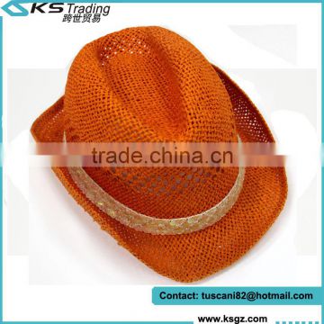 Wholesale Paper Straw Cowboy Hat Handmade For Sourcing