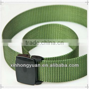 custom webbing belt material