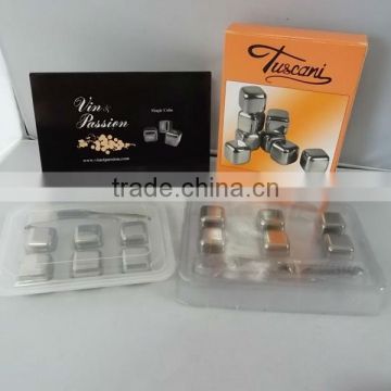 Whisky Metal Stone stainless steel ice cube low price