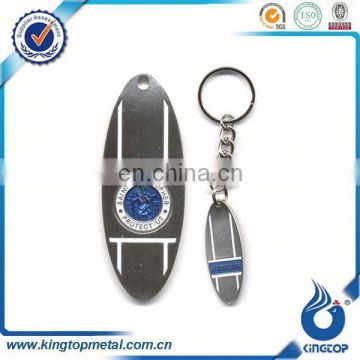 metal personalized surfboard keychain