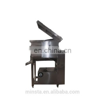 China high efficiency vacuum meat mixing machine/electric mince meat machine