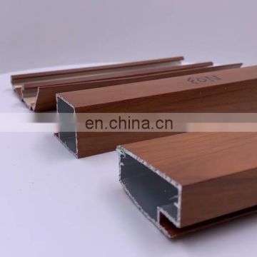 SHENGXIN Customized wooden grain aluminium profiles for windows and doors