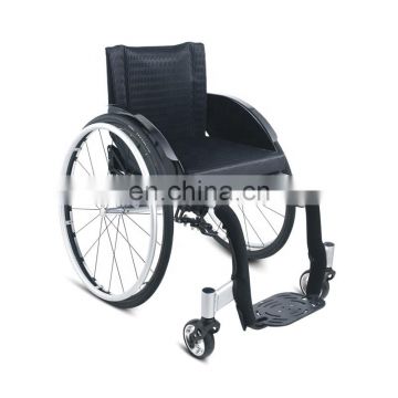 Aluminum lightweight leisure sport wheelchair for disabled