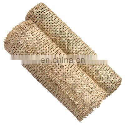 Natural Pre - woven Open Structure Rattan Cane Webbing High Quality various size for making furniture in Viet Nam