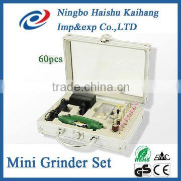 12V 60Pcs Mini Grinder Sets with Aluminal Box