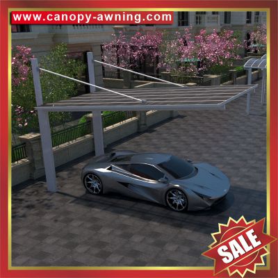 hot sale backyard aluminum polycarbonate park car canopy awning garage carport shelter