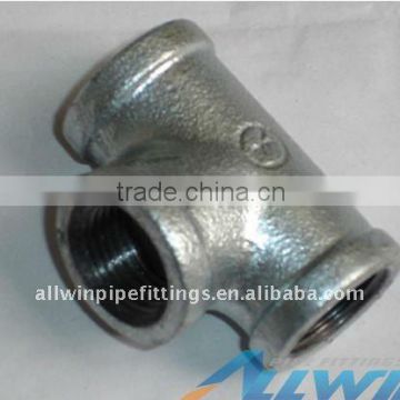 BS143/EN10242 malleable iron pipe fittings TEE