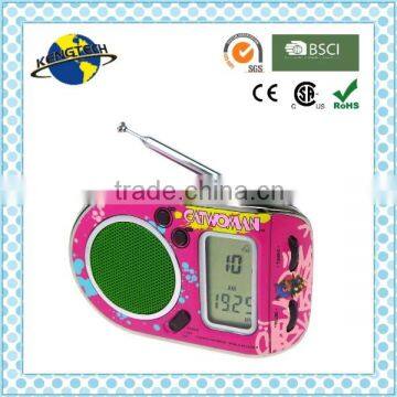 Cute Cartoon Multiband AM FM SW Personal Portable Radio