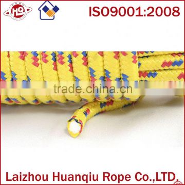Yellow Diamond Braid Polypropylene Rope 8mm