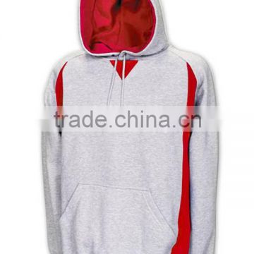 grey and red blank designer hoodies