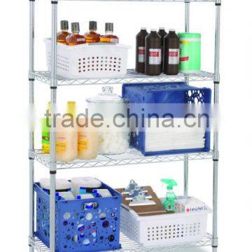 4 Tier Chrome Display Shelf