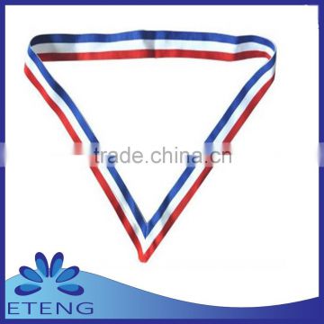 Design custom printed logo polyester medal neck ribbon for awards