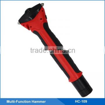 Multifunction Car Emergency Break Glass Hammer with Led Flashlight, SOS Light and Safety Belt Cutter,Car Emergency Tool