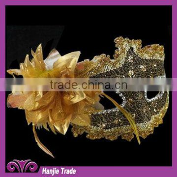 Wholesale Gold Color Half Face Masquerade Masks For Party