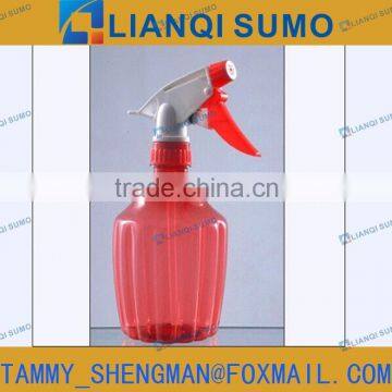 Plastic bottle with trigger sprayer