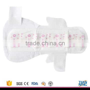 Anti-bacteria regular type breathable feature disposable sanitary napkins for women