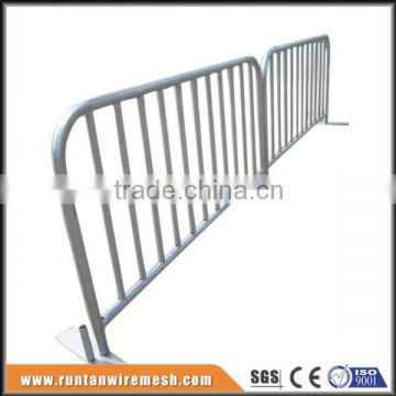Hot dipped galvanized pedestrian safety metal traffic crowd control temporary barricade fence
