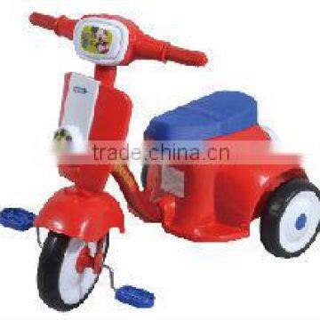 red plastic moto child tricycle 5309