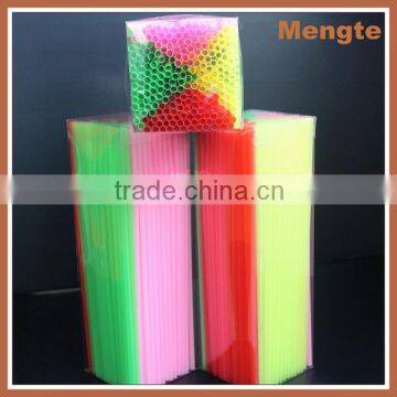 Mengte Futian Bar Accessories Type Neon Plastic Bendable Straw