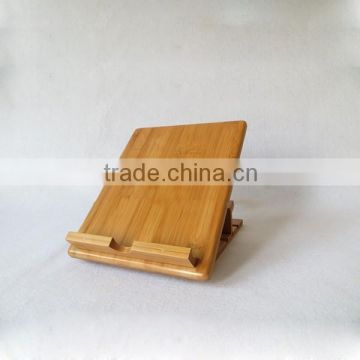 New product ,Elegant and simple folding bamboo tablet case/tablet holder .
