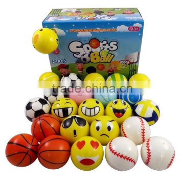 PU foam soft mini sport stress ball ,soccer,baseball,football