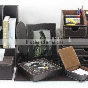 High quality leather storage box/pu storage box manufacturer