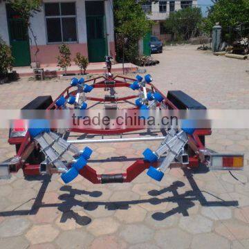 high qulity tandem axles boat trailer for sale