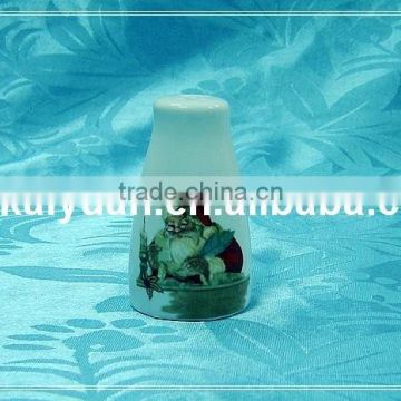 Christmas ceramic pepper shaker