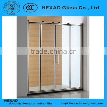 SLIDING STYLE TEMPERED GLASS BATHROOM// PERSONAL CUSTOMIZE//HEXAD GLASS &HEXAD INDUSTRIES