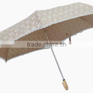 3 Folding anti-UV and sunshade umbrella