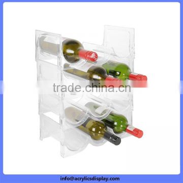 Bottom price High quality acrylic material wine display