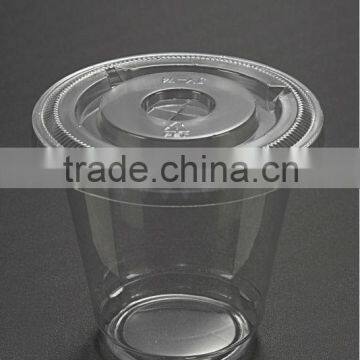 5oz disposable Plastic Clear PET Cup with flat lid