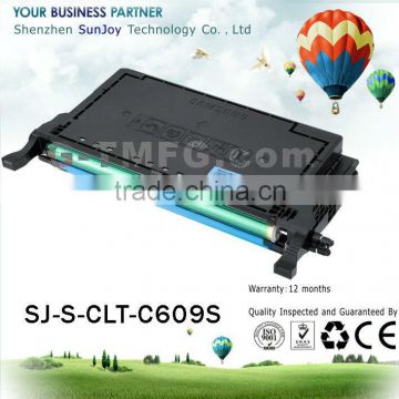 CLT-C609S high quality products color toner cartridge for Samsung Color laserjet CLP-775nd CLP-770nd
