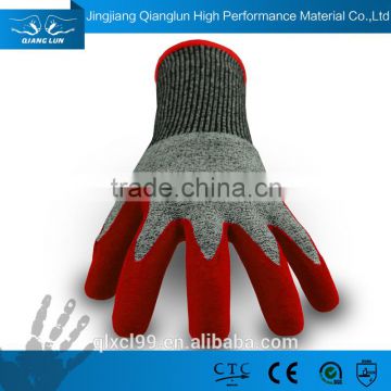 QL top working safety glass handling work gloves vietnam