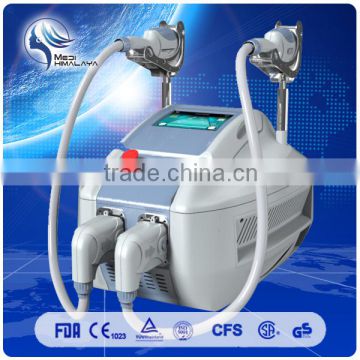 SHR IPL elight two handle laser hair removal machine Acne removal machine
