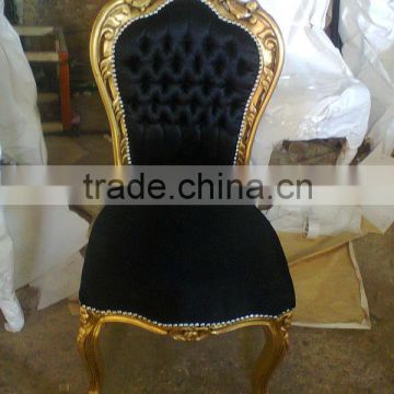 Black fabric chair